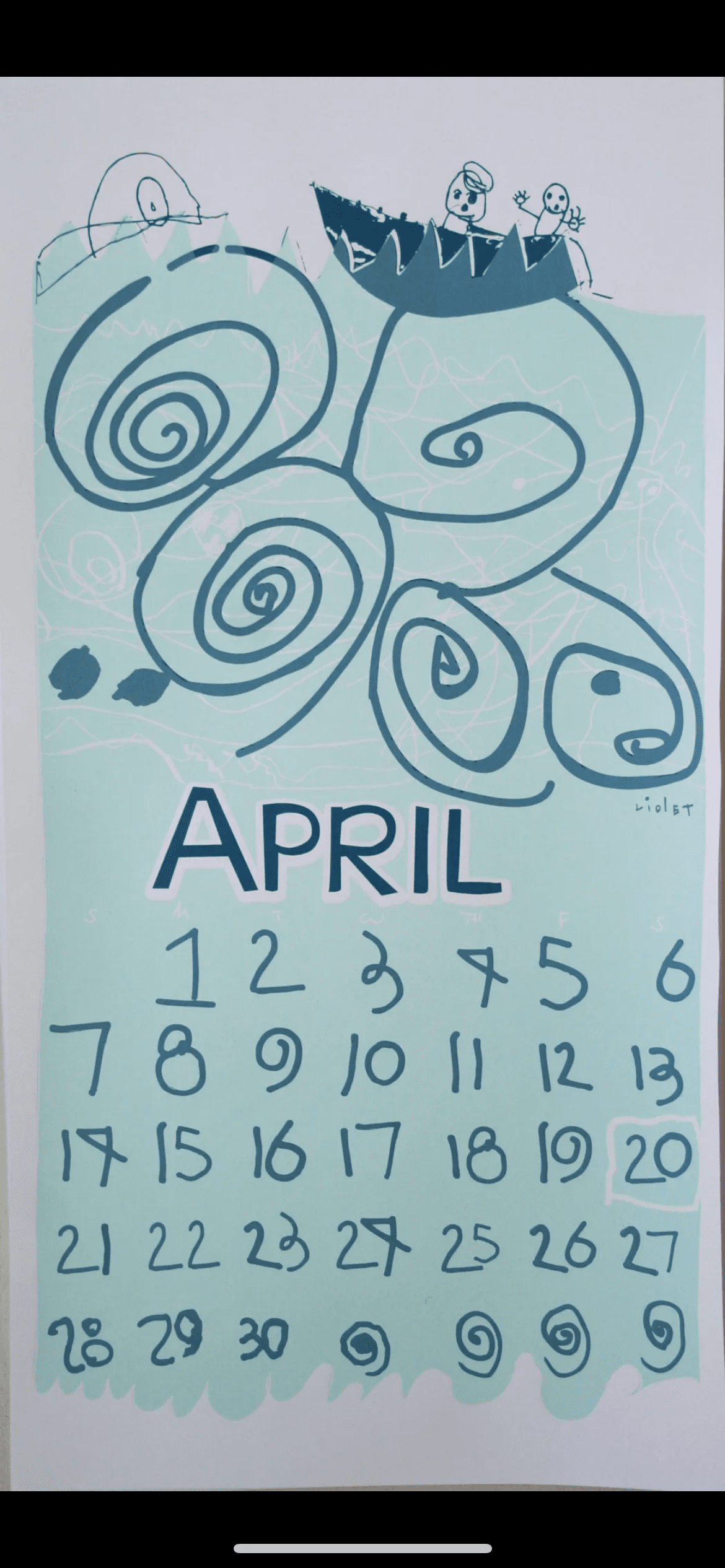 2013 Dolphin Studio Calendar Archive Print - The Dolphin Studio