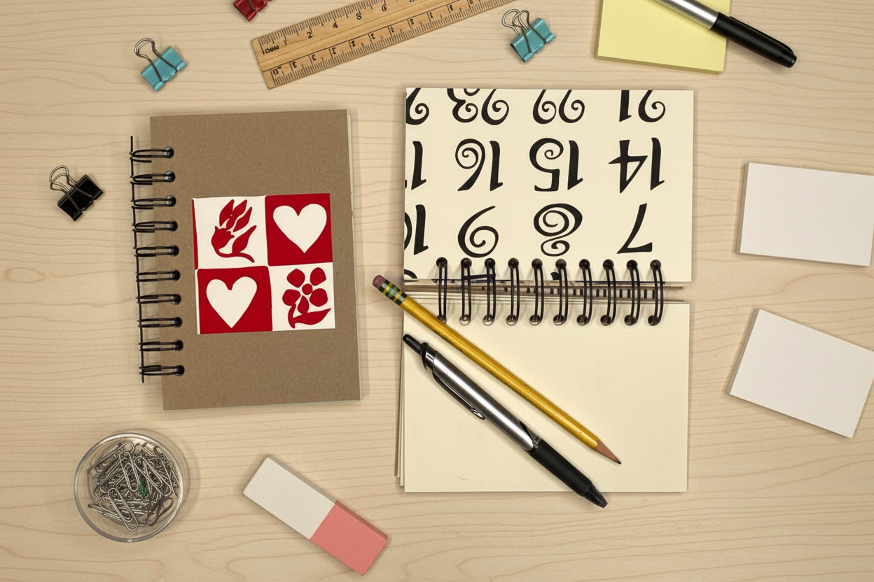 Decorated Dolphin Studio Doodle Journals