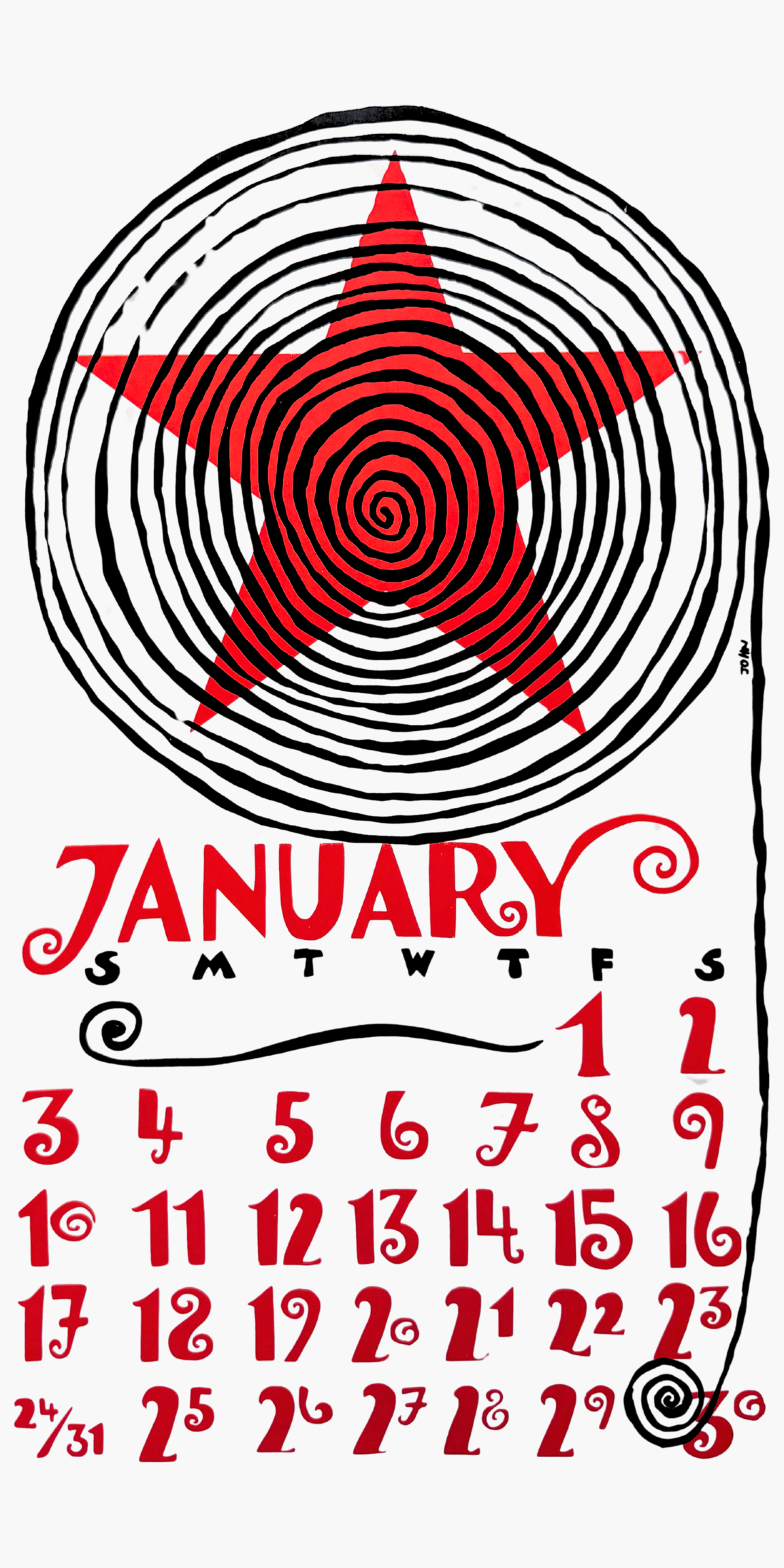 2021 Dolphin Studio Calendar Archive Print