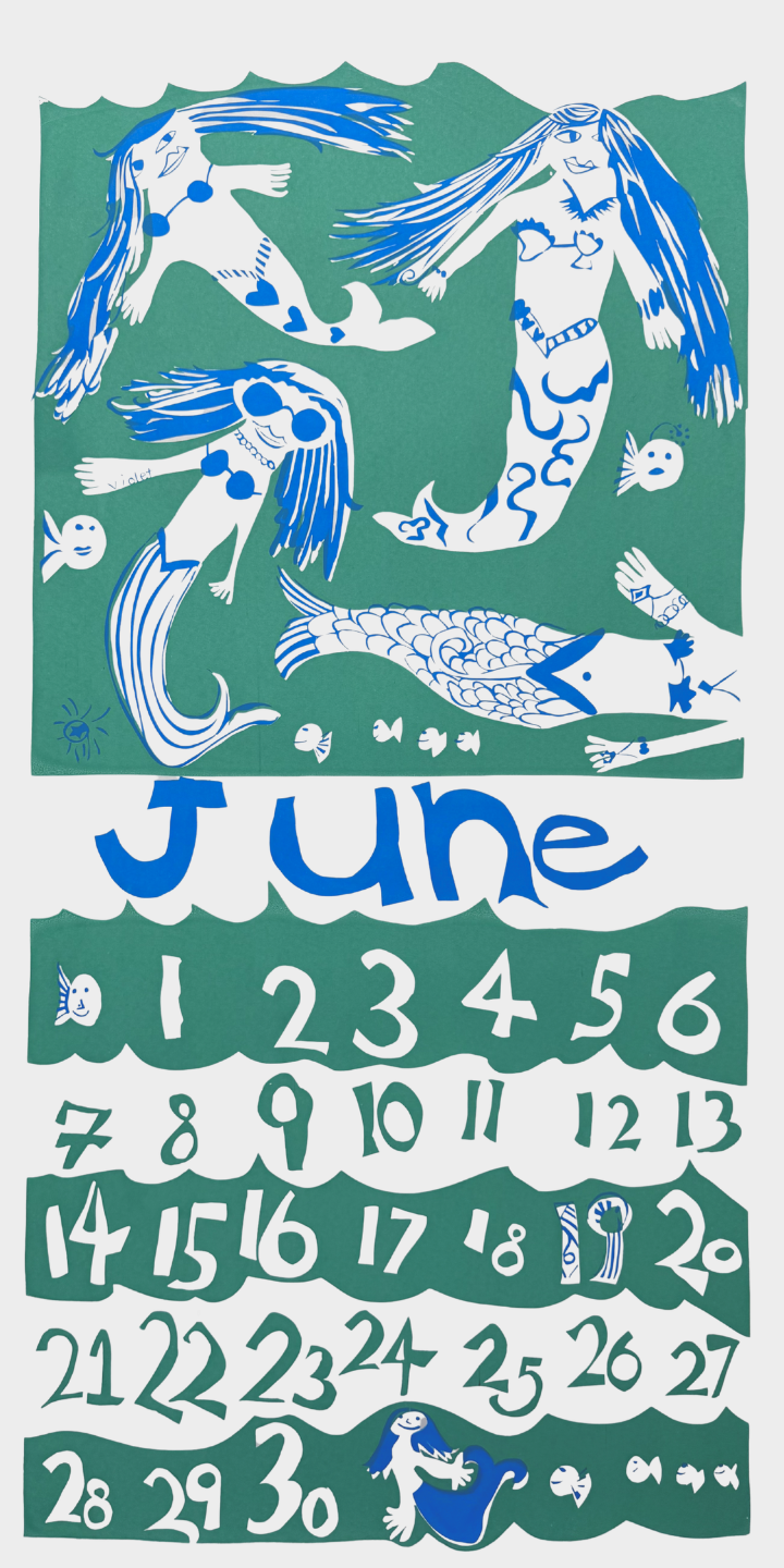 2015 Dolphin Studio Calendar Archive Print