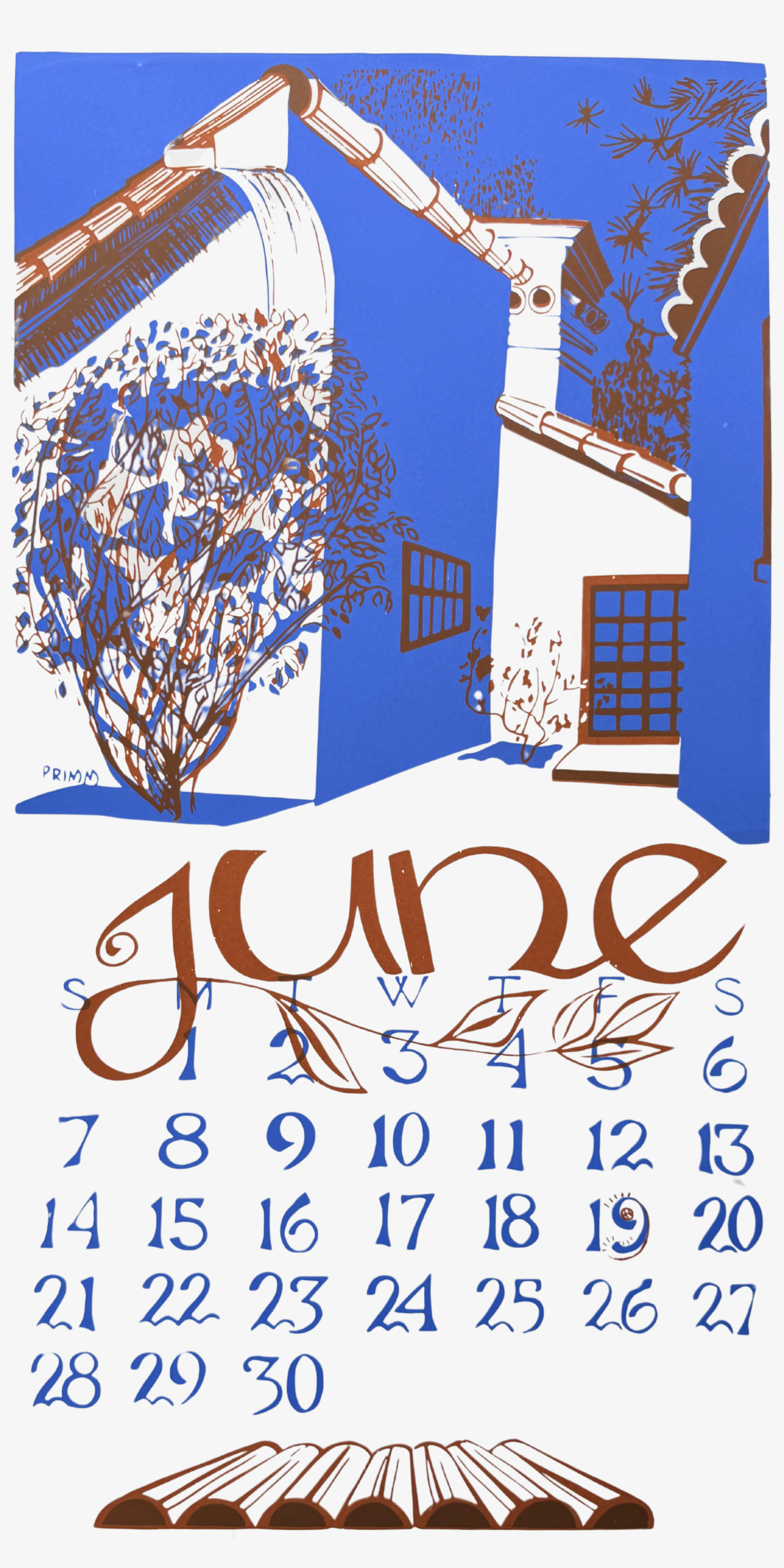 2020 Dolphin Studio Calendar Archive Print