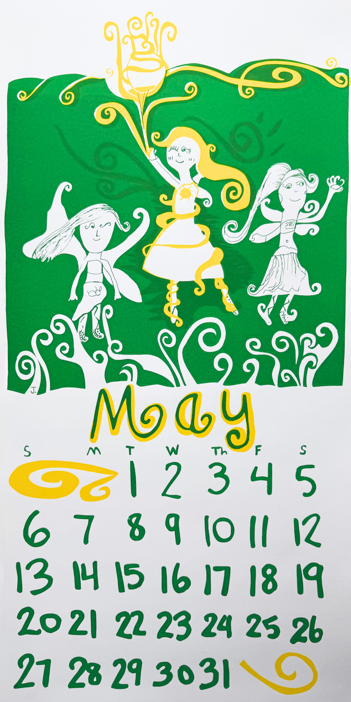 2018 Dolphin Studio Calendar Archive Print