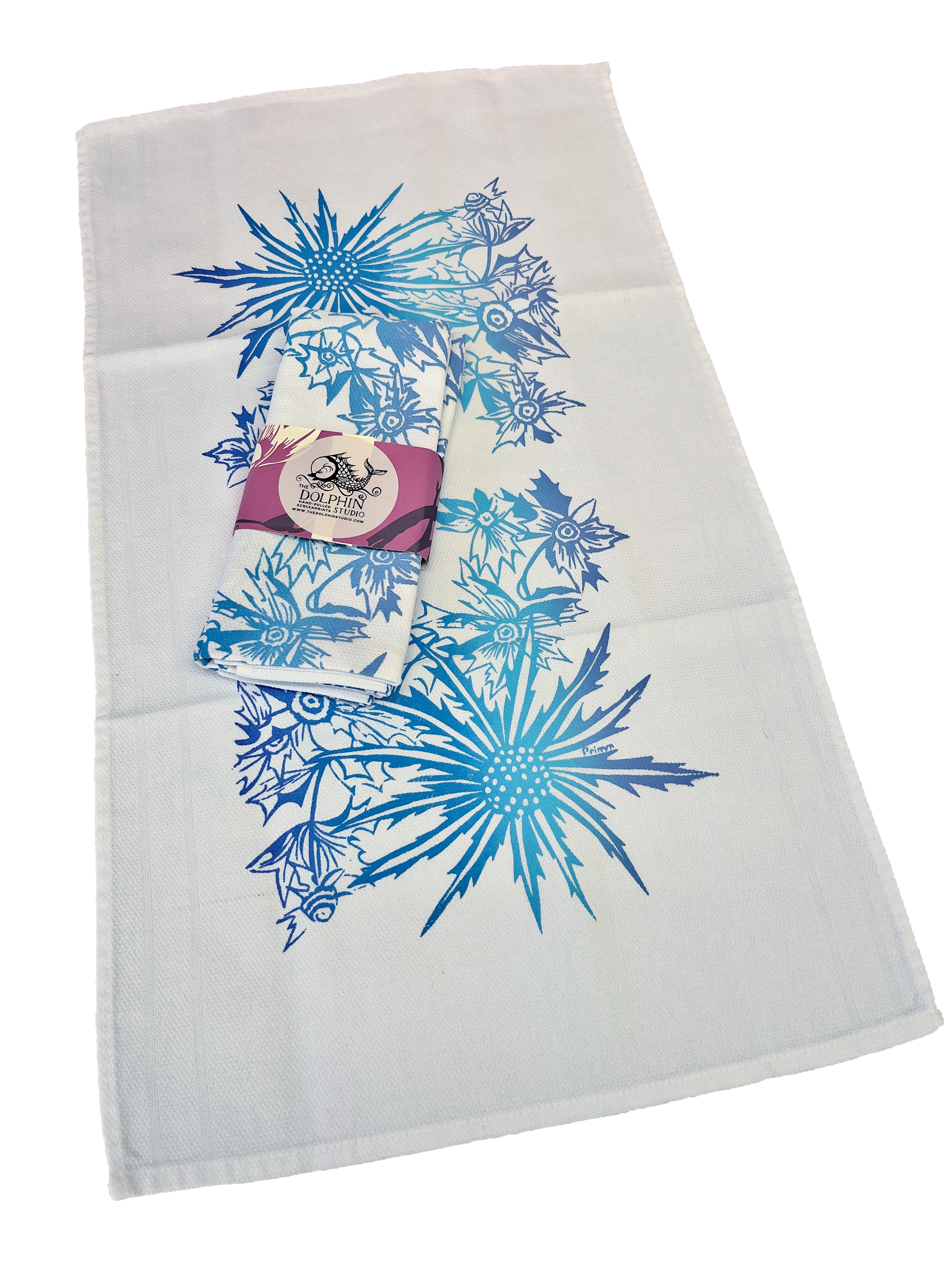 Kitchen Towels - Thistle – The Dolphin Studio