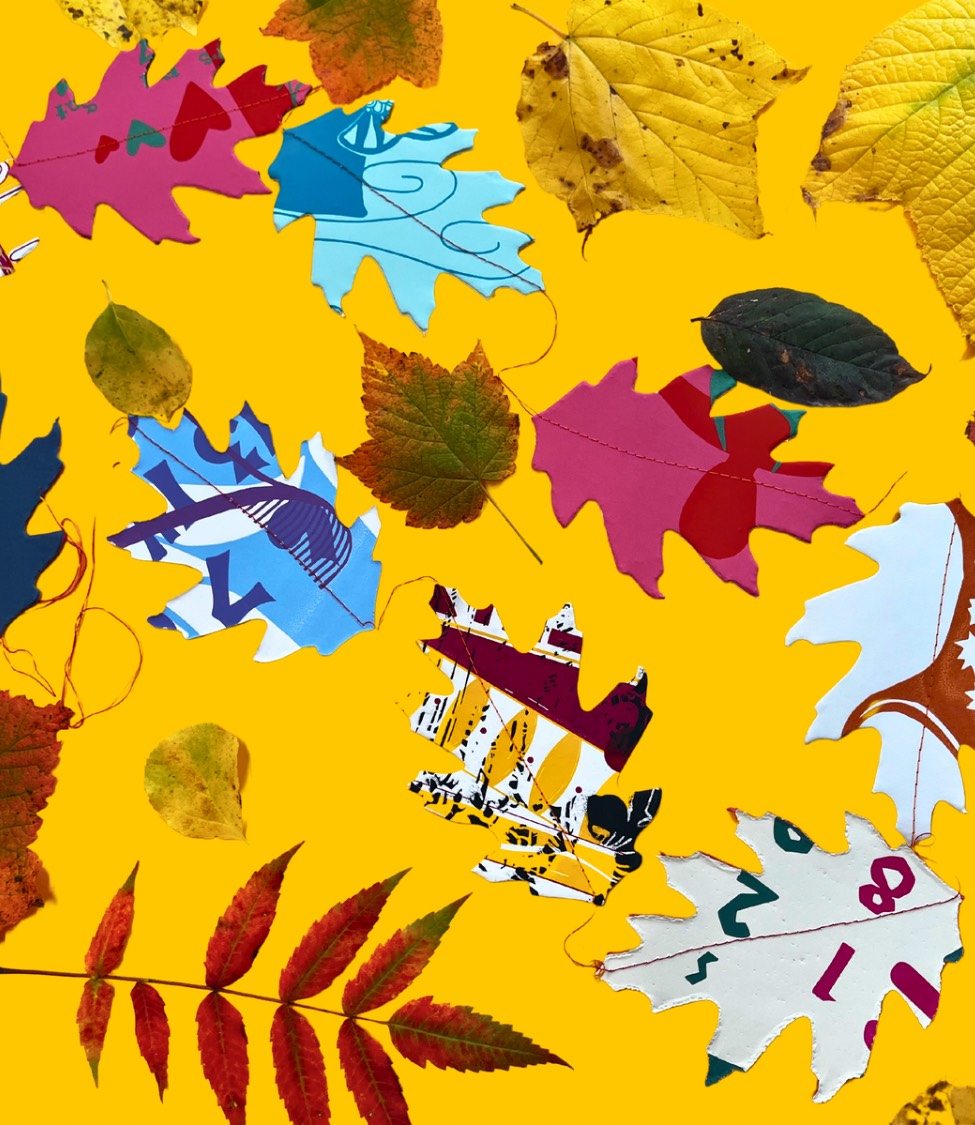 Paper Leaf Garland