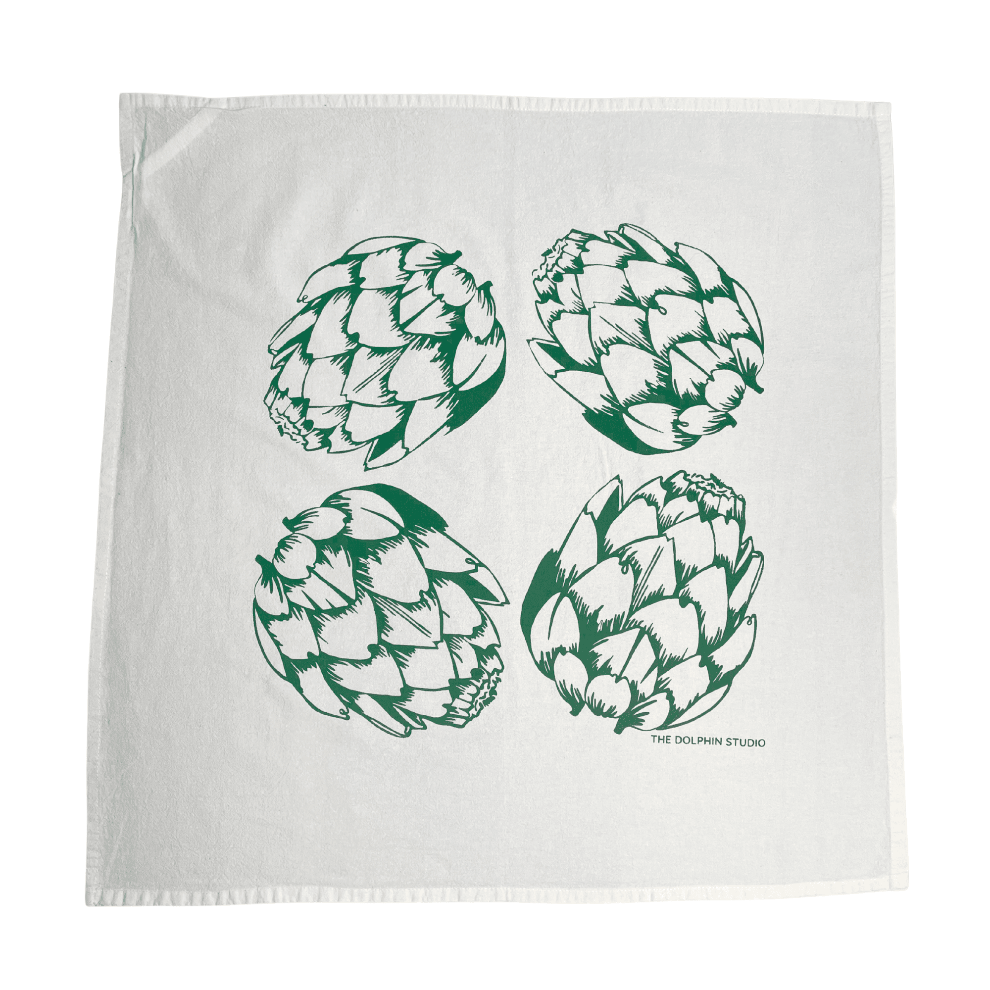 Tea Towel/Kitchen Towel/Dishcloth - Artichokes - The Dolphin Studio