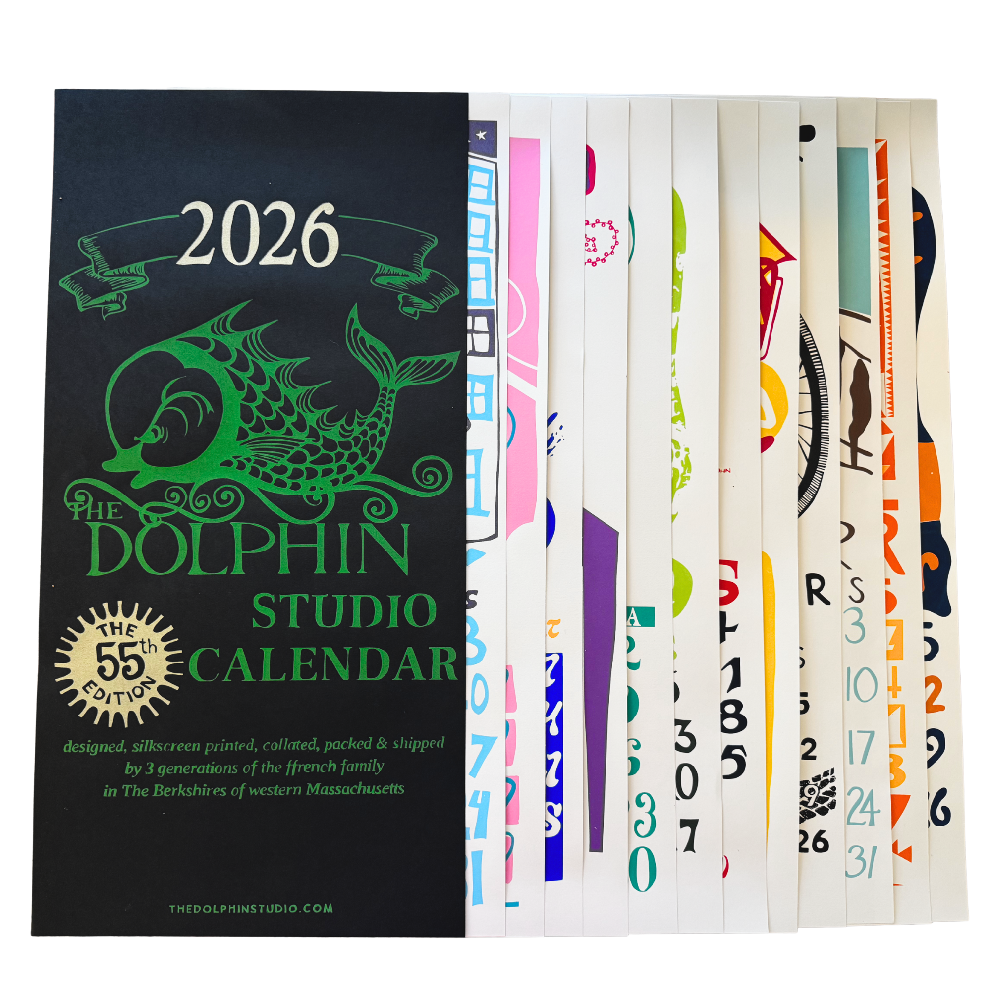 THE 2026 Dolphin Studio Calendar - 55th Edition