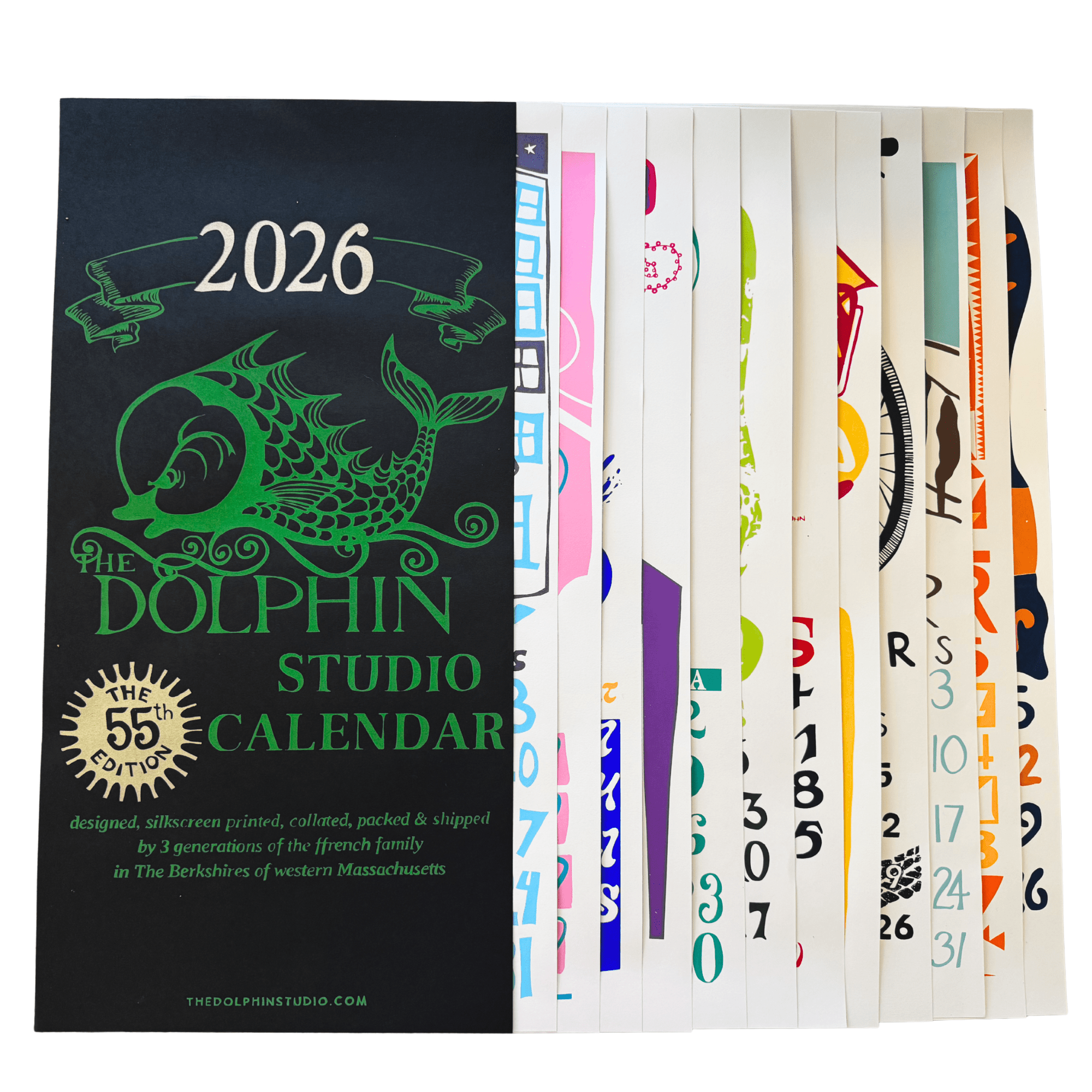 THE 2026 Dolphin Studio Calendar - 55th Edition (LAST BATCH shipping 1/15/26) - The Dolphin Studio