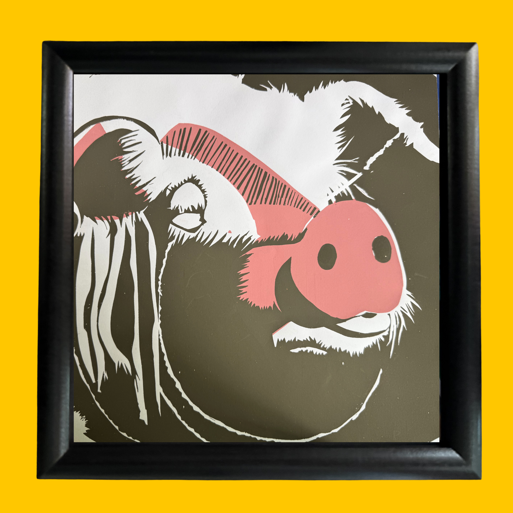 ONE OF A KIND - Framed Print - Piggy