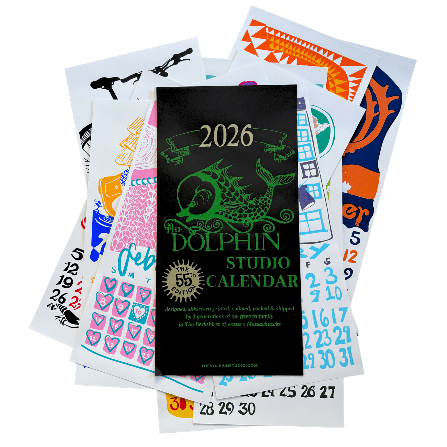 THE 2026 Dolphin Studio Calendar - 55th Edition (LAST BATCH shipping 1/15/26) - The Dolphin Studio