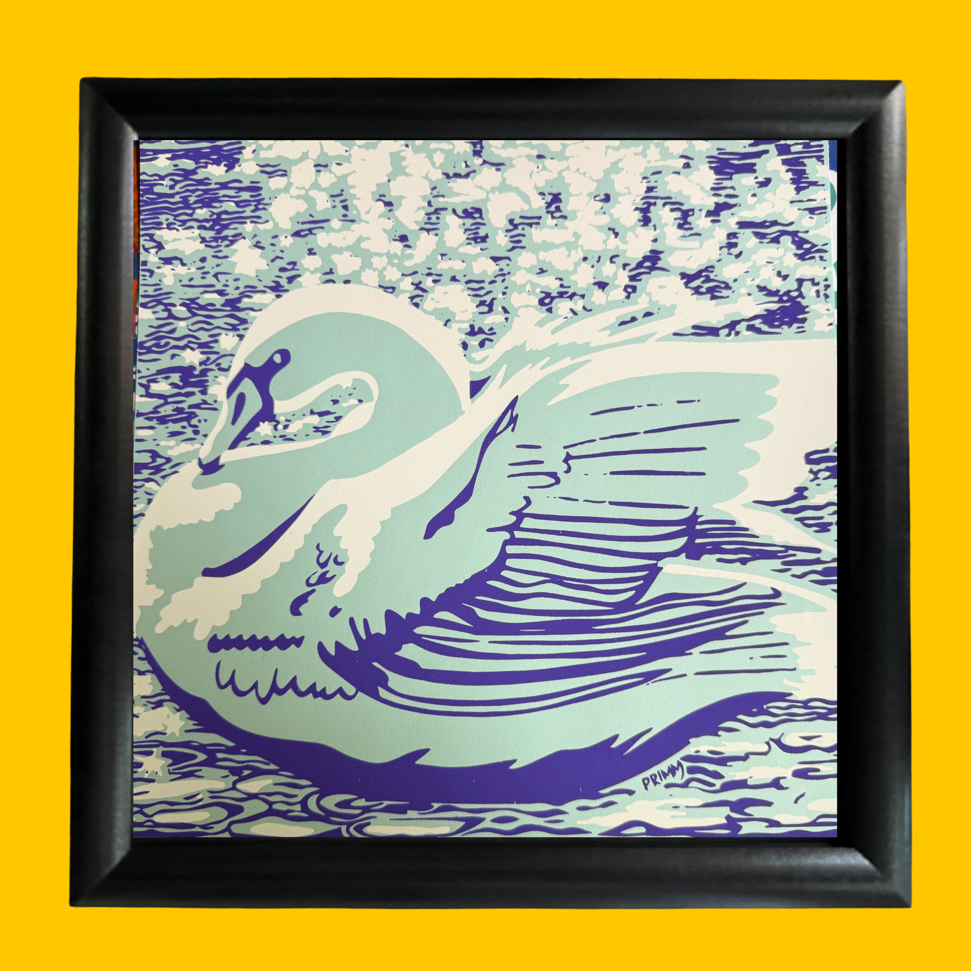ONE OF A KIND - Framed Print - Swan