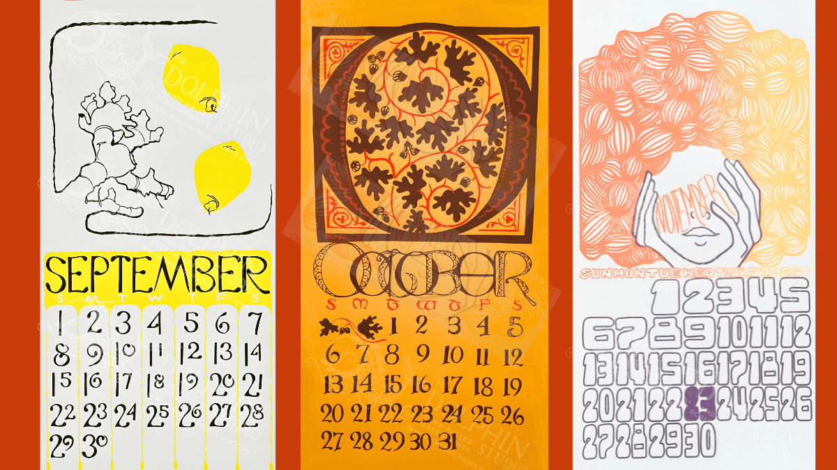 October Screensavers - The Dolphin Studio