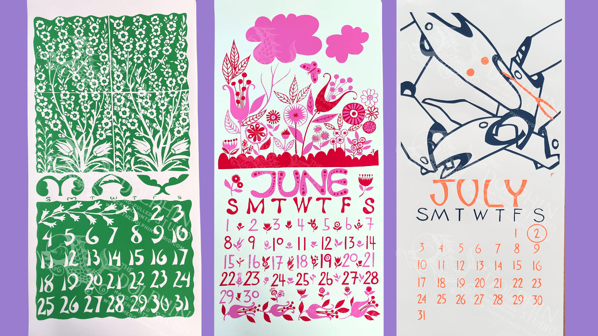 June 2025 Screensavers - The Dolphin Studio