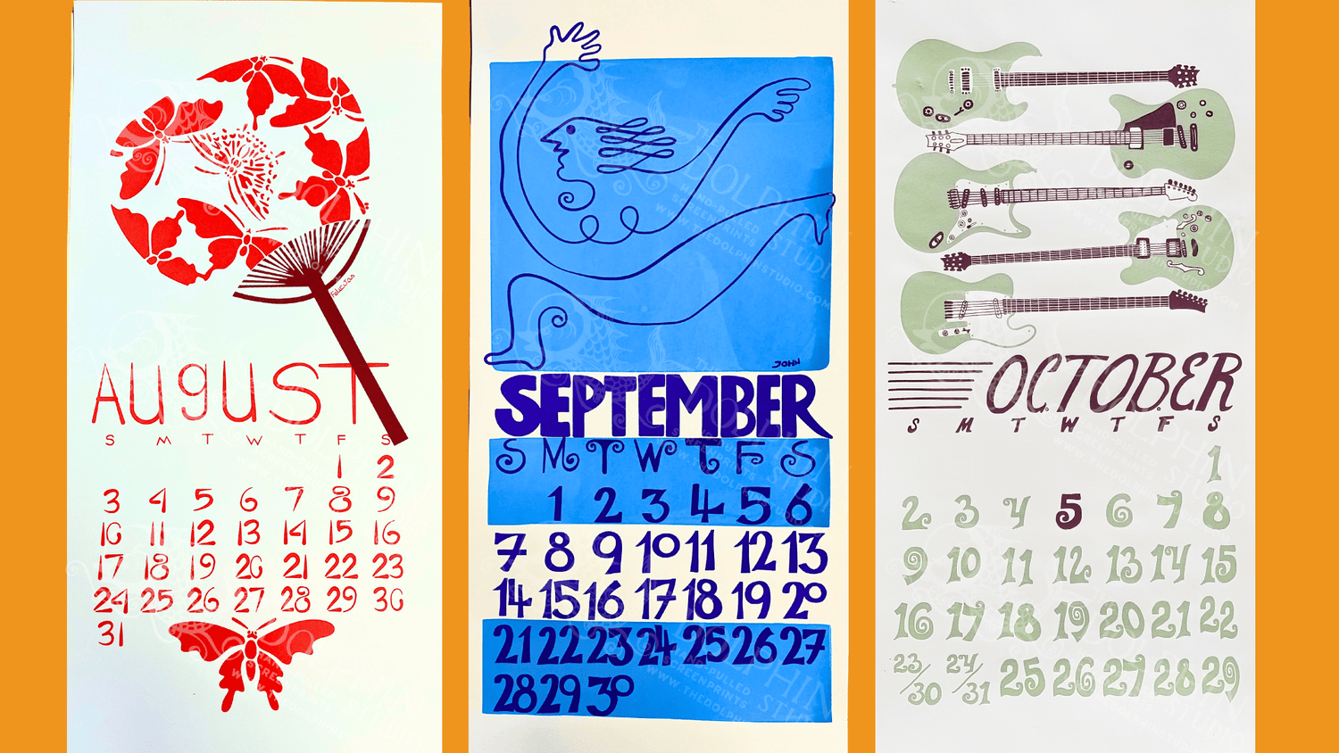 September Screensavers - The Dolphin Studio