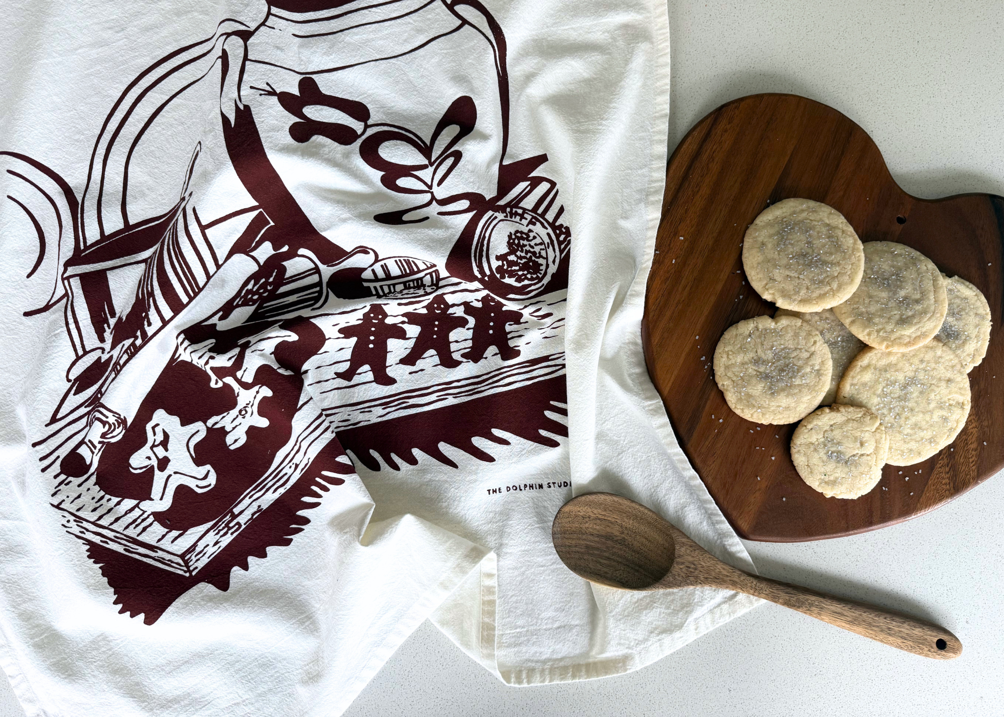 Tea Towel/Kitchen Towel - Gingerbread