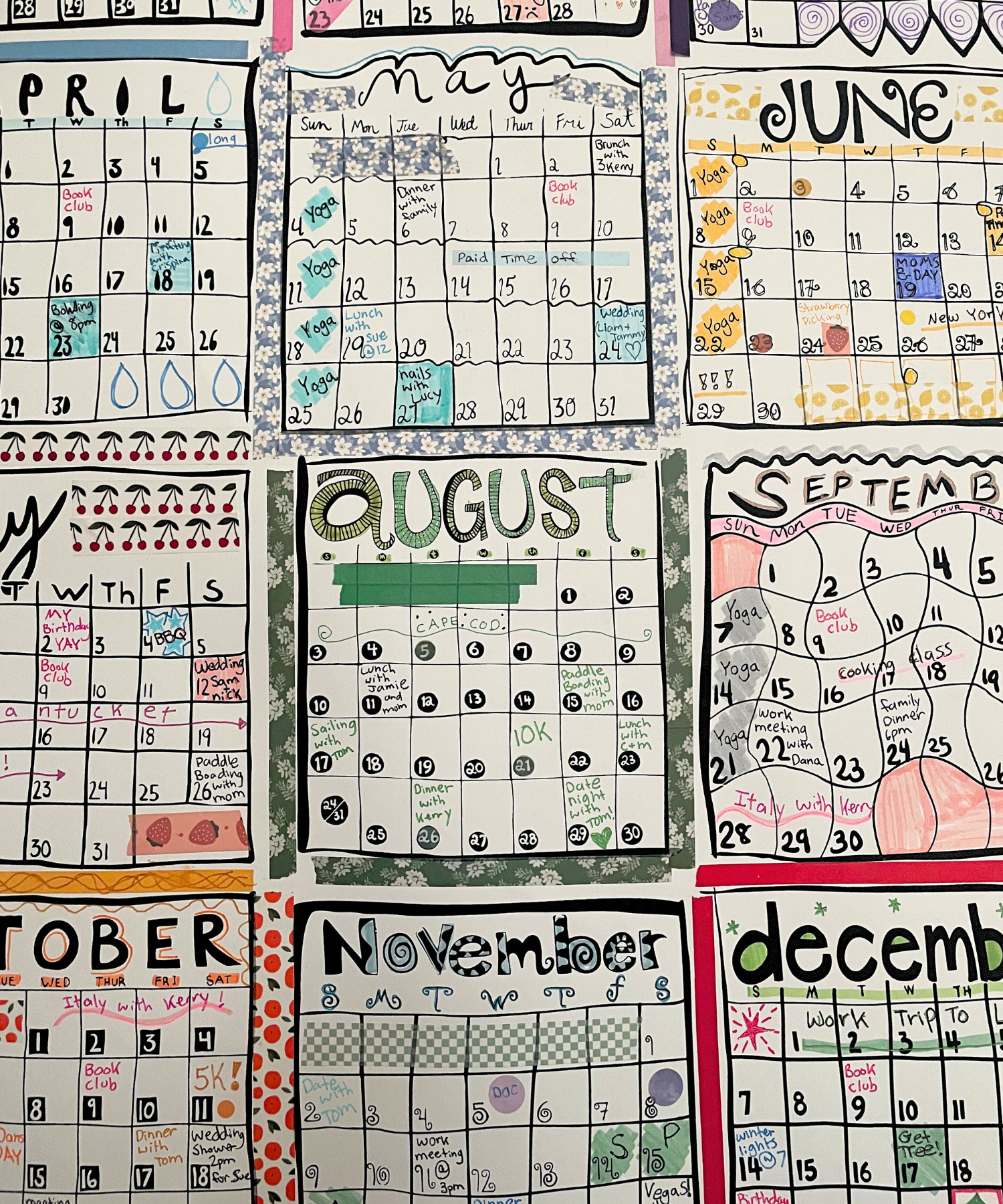 2025 Year-At-A-Glance Wall (or door) Calendar - The Dolphin Studio 2025-year-at-a-glance-wall-or-door-calendar-the-dolphin-studio