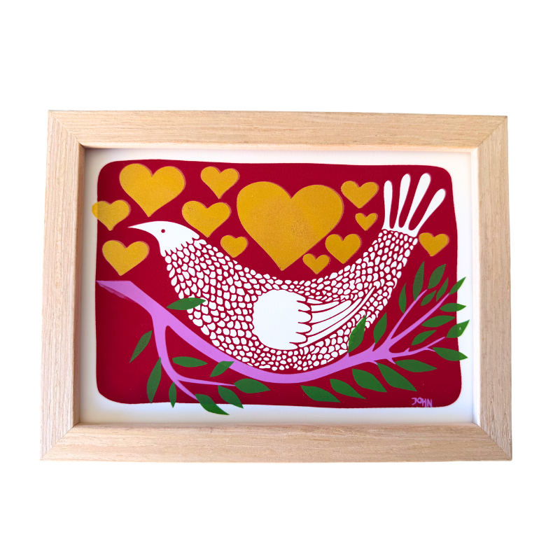 Lovely Dove on a Branch