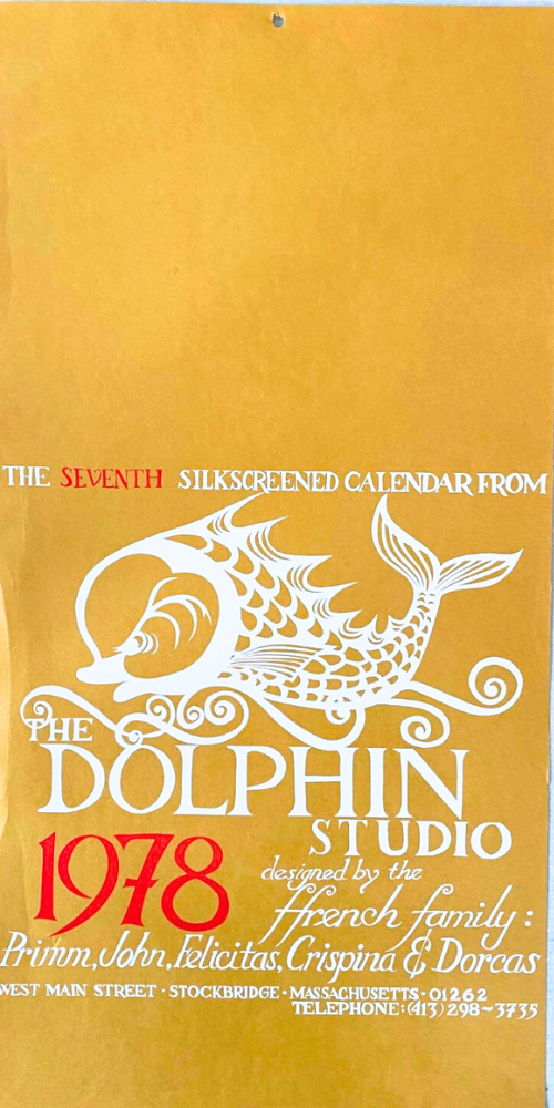 1978 Dolphin Studio Calendar Archive Prints