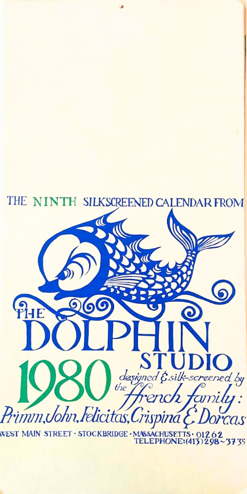 1980 Dolphin Studio Calendar Archive Prints