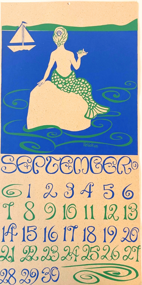 1980 Dolphin Studio Calendar Archive Prints