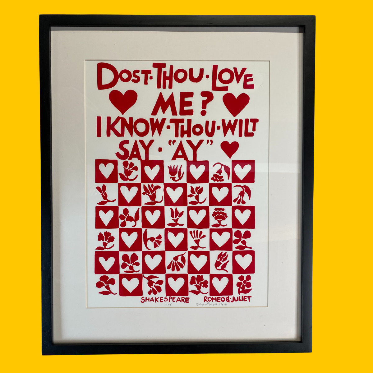 SALE - Framed Print - Dost Thou LOVE Me?