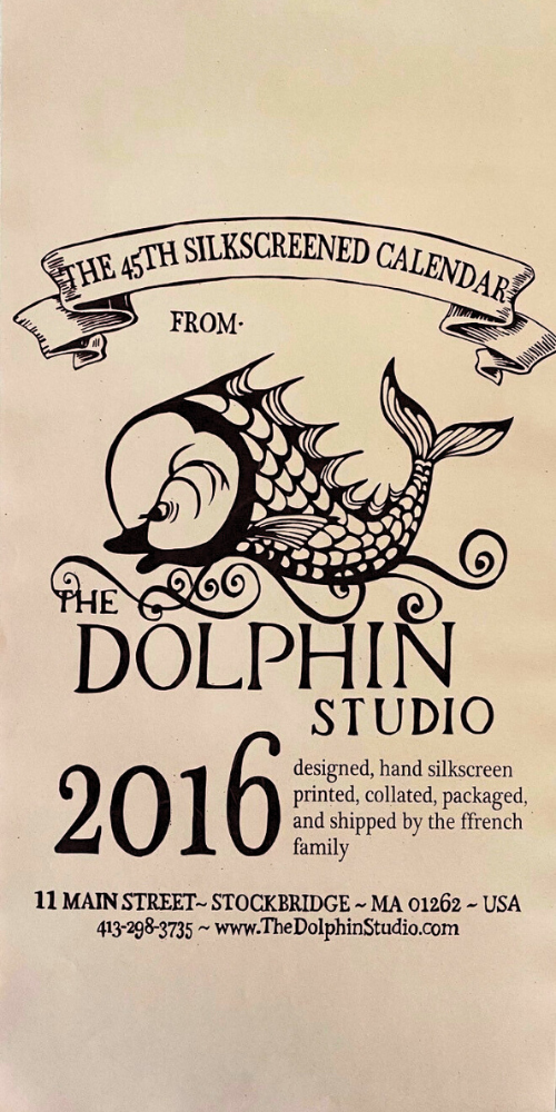 2016 Dolphin Studio Calendar Archive Print