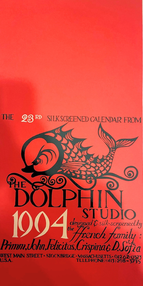 1994 Dolphin Studio Calendar Archive Prints