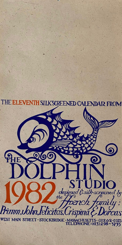 1982 Dolphin Studio Calendar Archive Prints