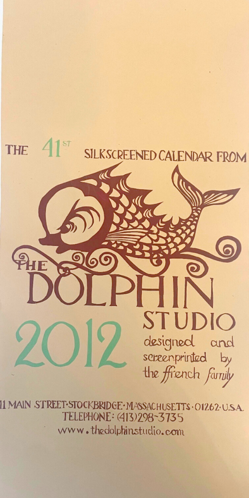 2012 Dolphin Studio Calendar Archive Print