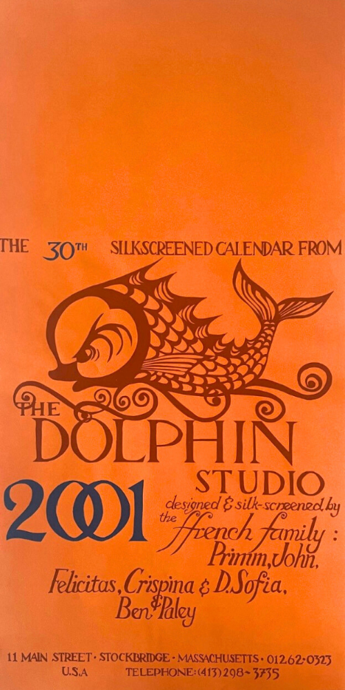 2001  Dolphin Studio Calendar Archive Print