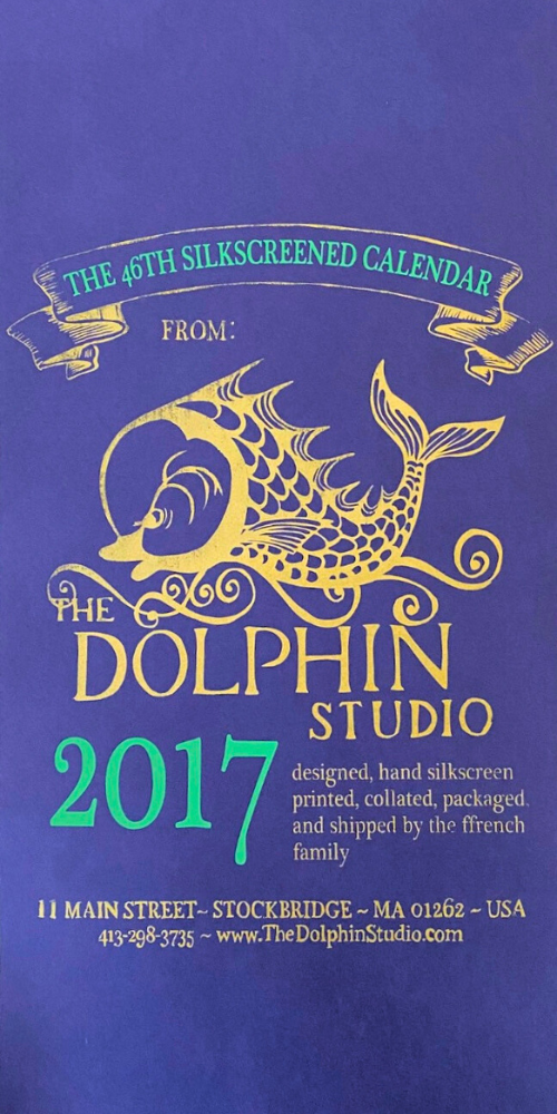 2017 Dolphin Studio Calendar Archive Print