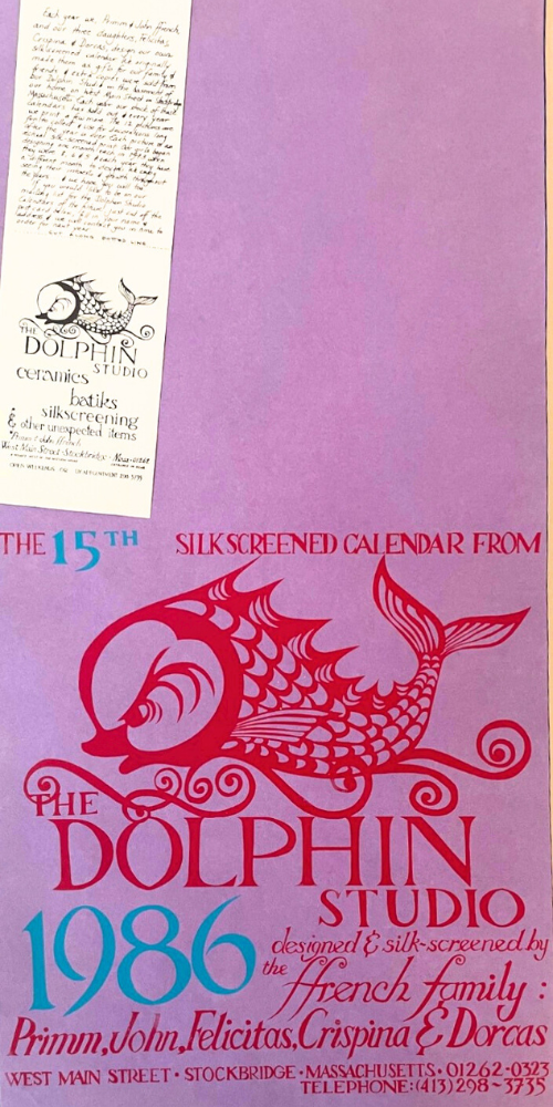 1986 Dolphin Studio Calendar Archive Prints