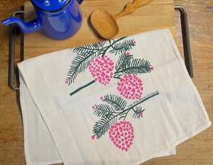 Kitchen Towels - PINK PINECONES (Limited Edition)