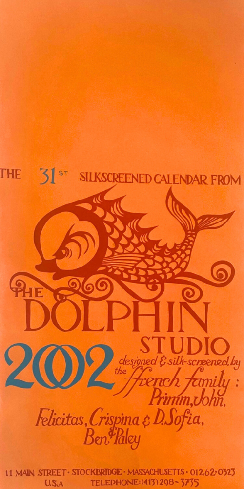 2002 Dolphin Studio Calendar Archive Print