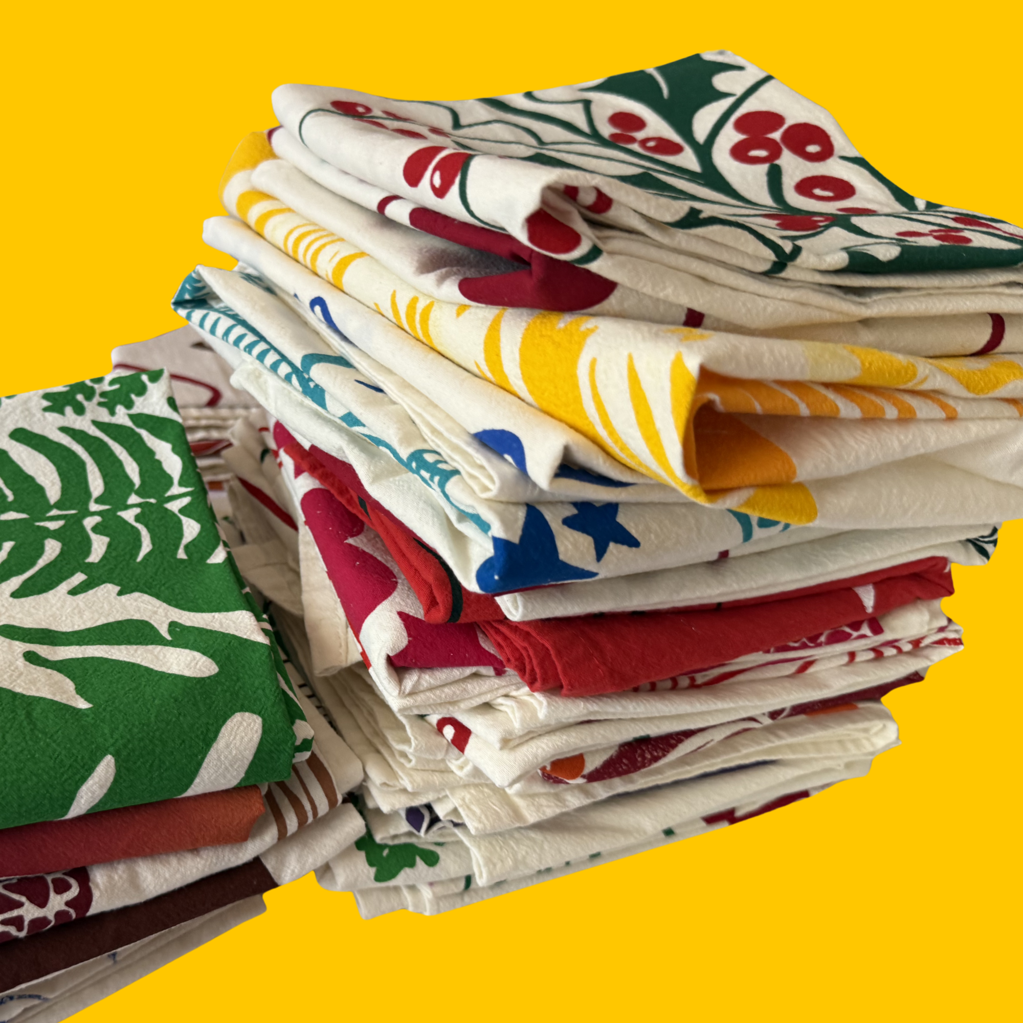 SALE - Random Flour Sack Kitchen Towel (Pair)