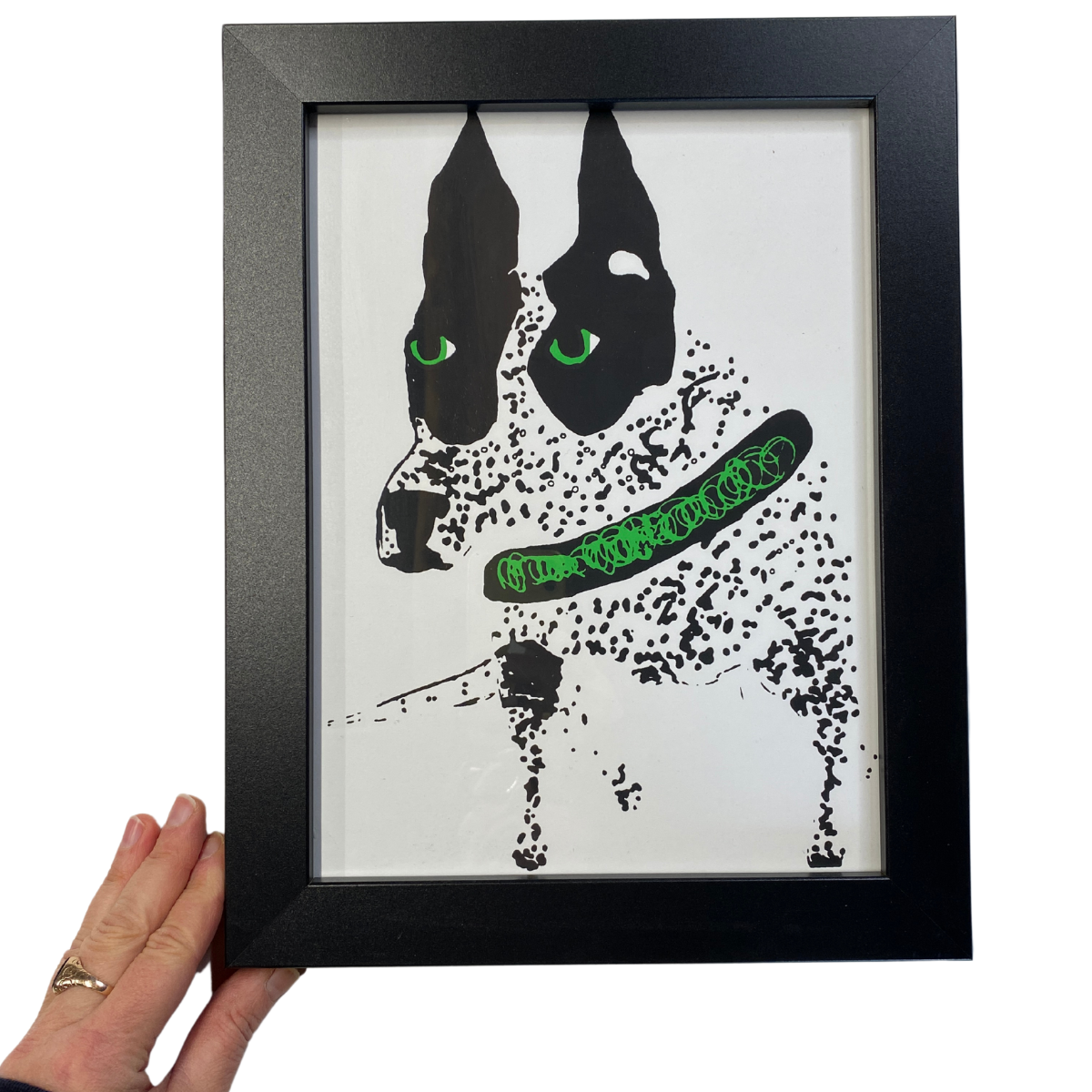 SALE - Framed Print - Spot the Dog