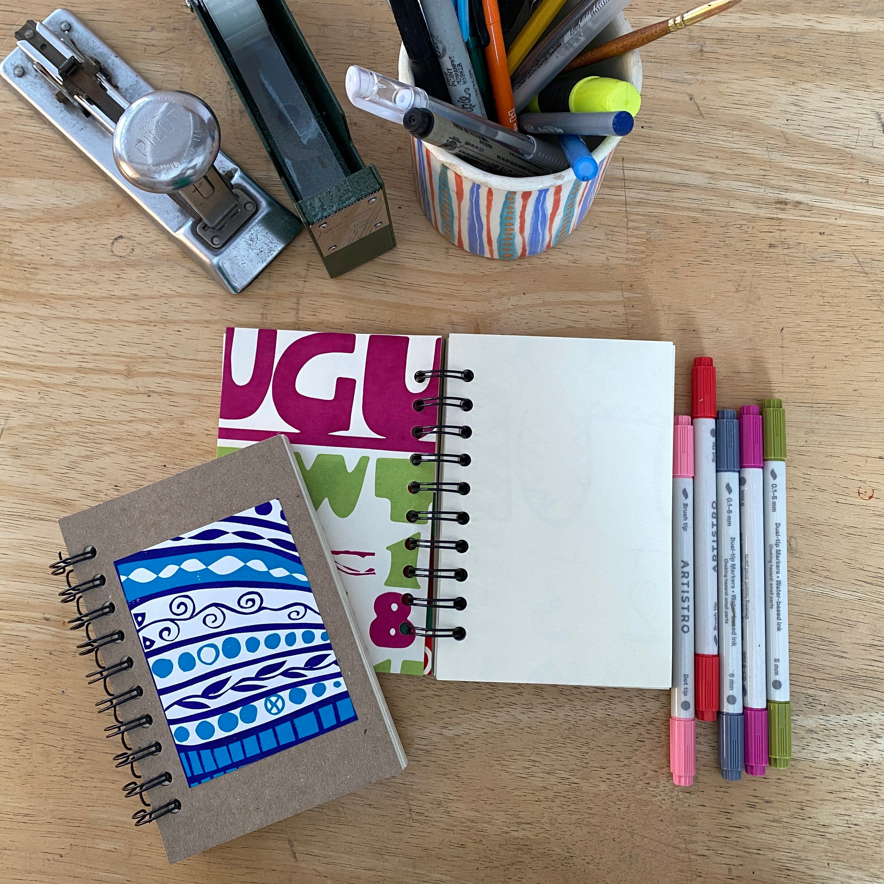 Turquoise Vines - Dolphin Doodle Journals