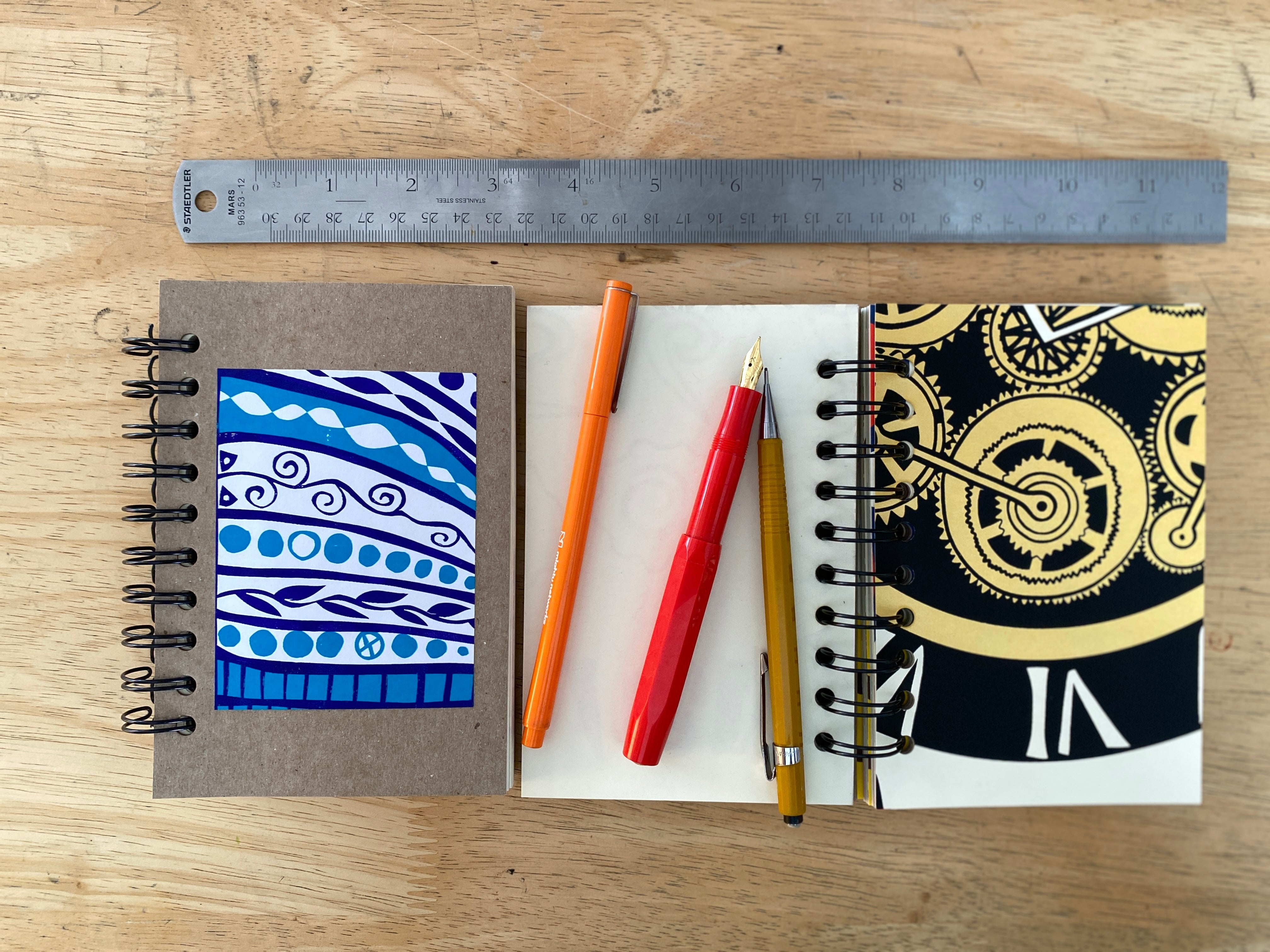 Turquoise Vines - Dolphin Doodle Journals