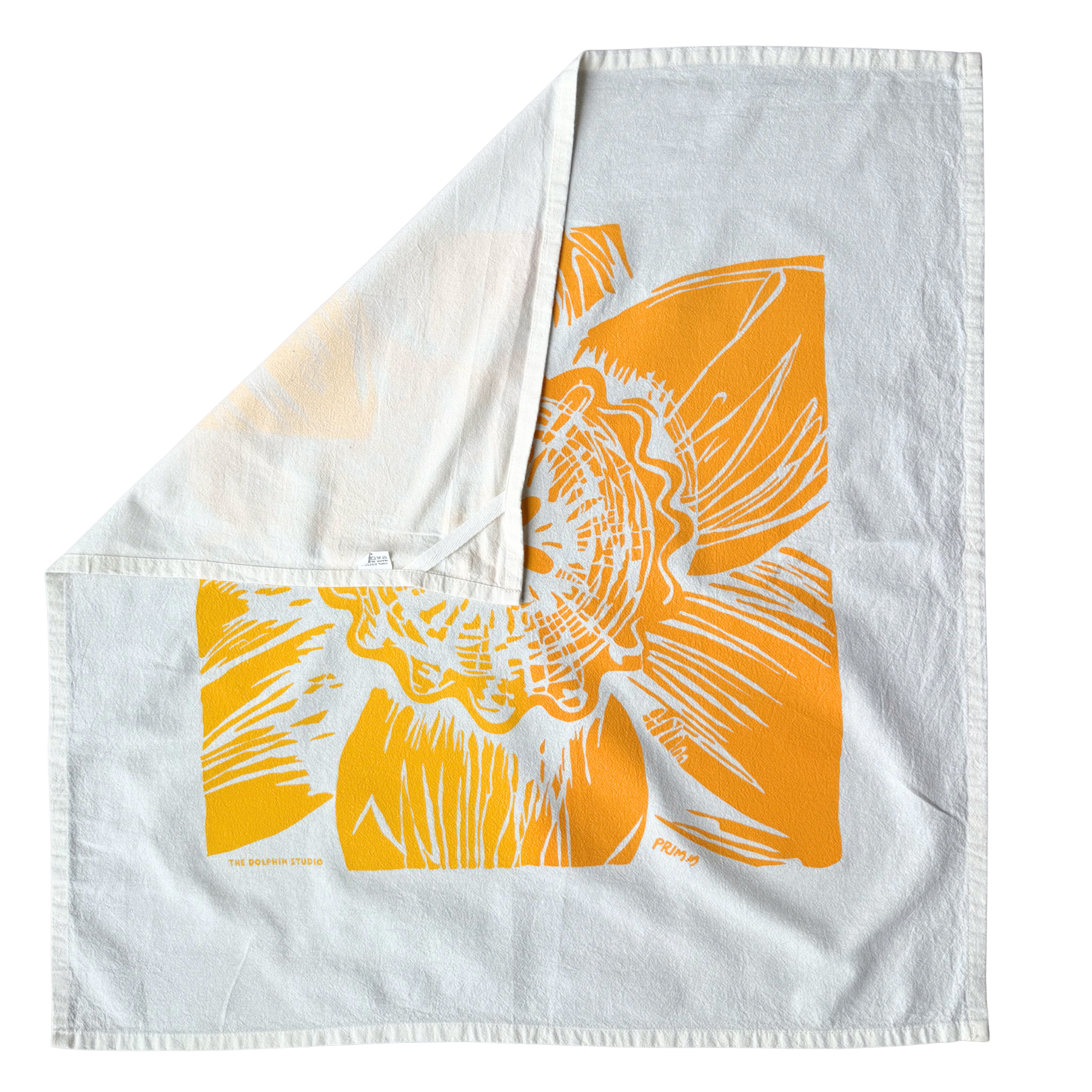 Delightful Daffodil ~ Flour Sack Tea Towel
