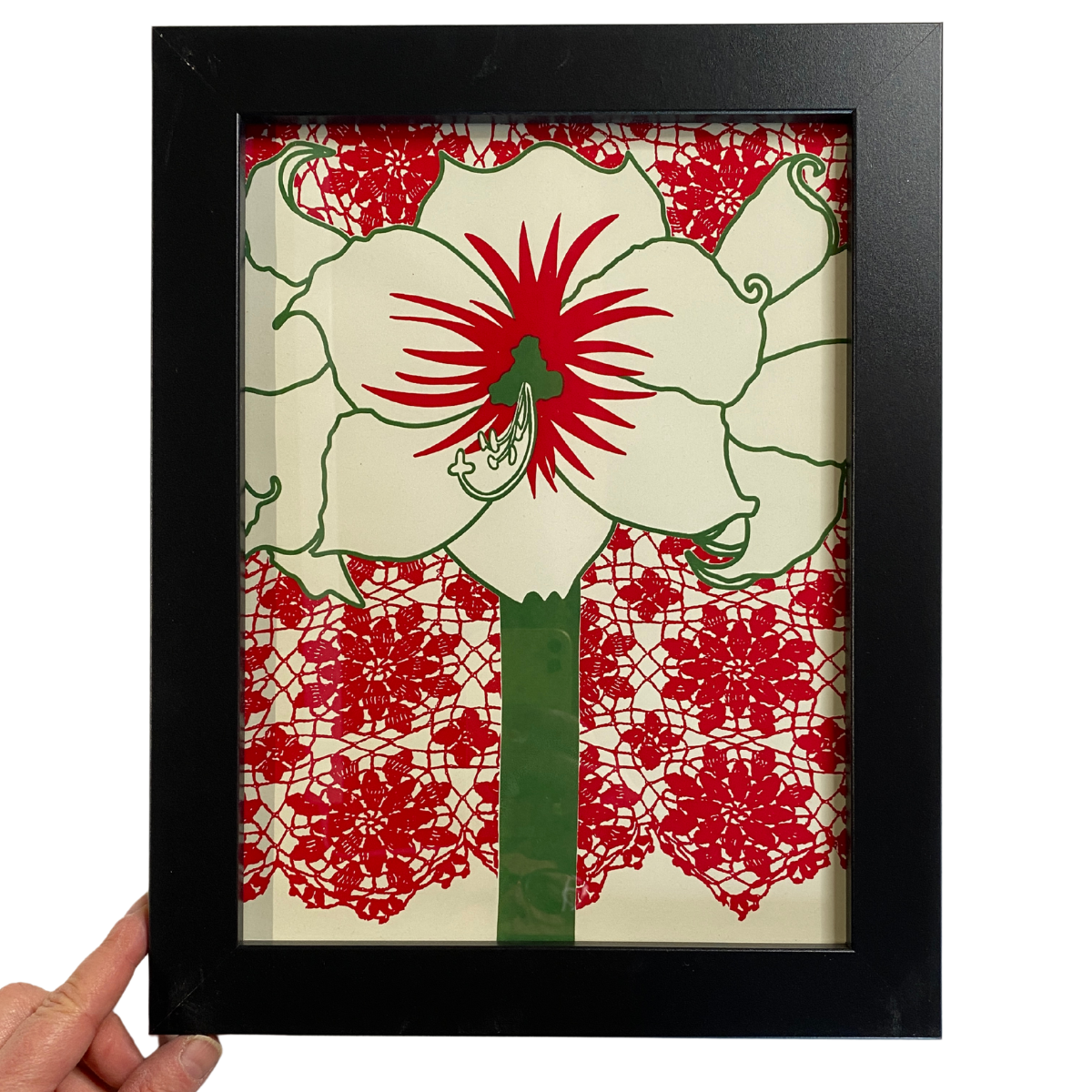 SALE - Framed Print - Amaryllis