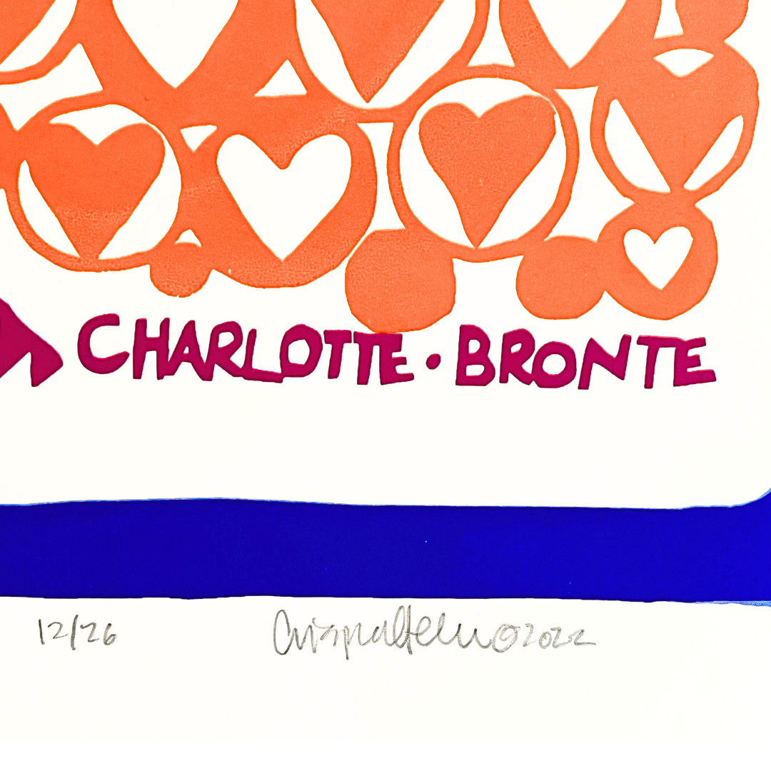 The Human Heart Has Hidden Treasure (Purple and Orange)