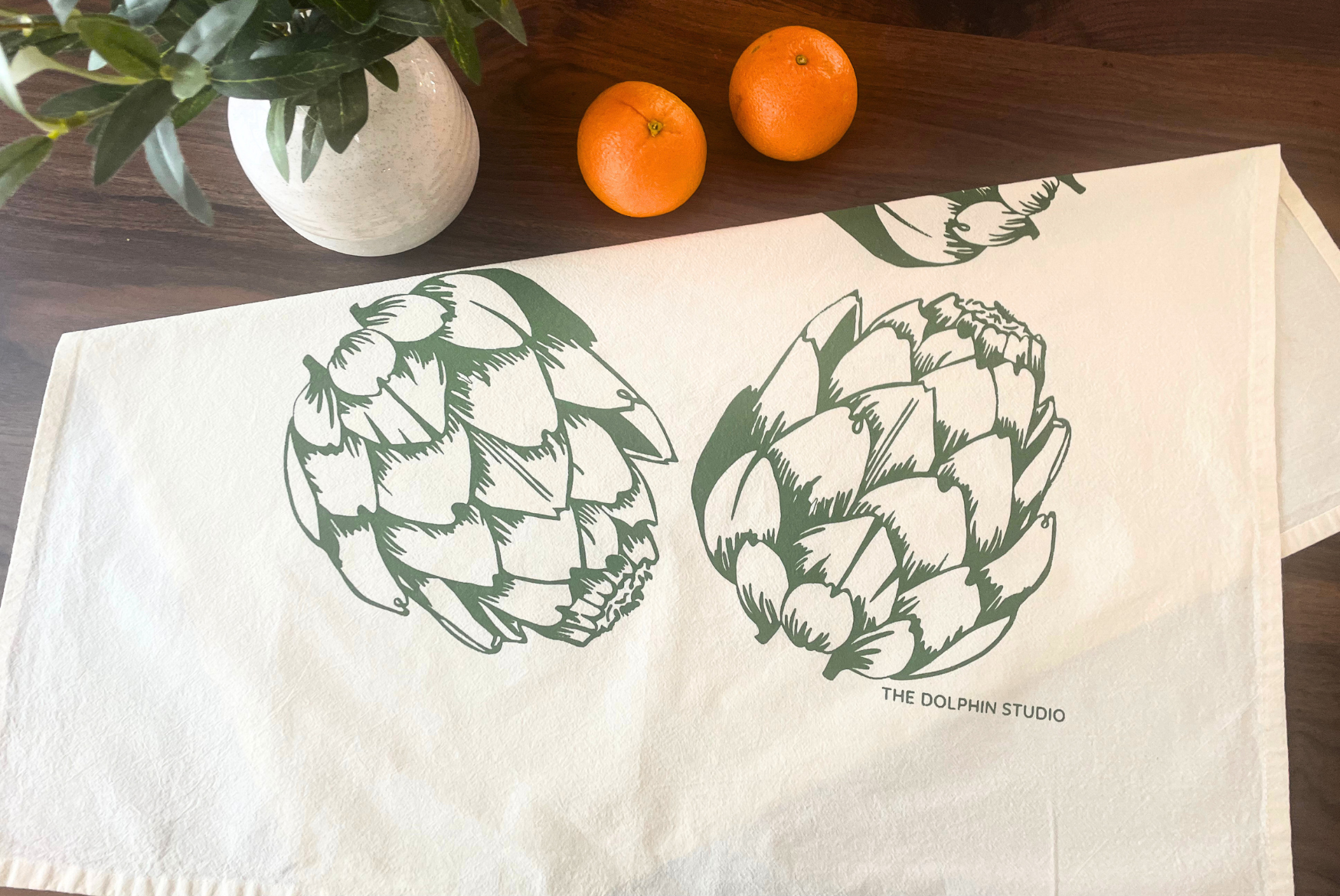 Artichoke Flour Sack Kitchen Towel (Single)