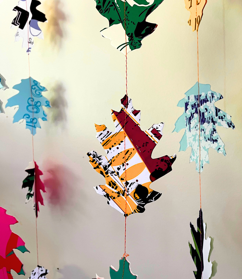 Paper Leaf Garland