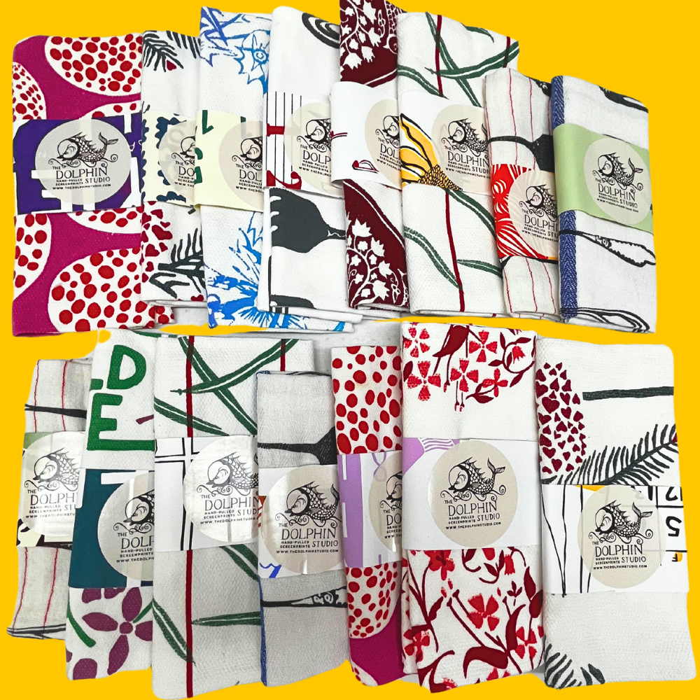 SALE - Huck Kitchen Towels (Pair)