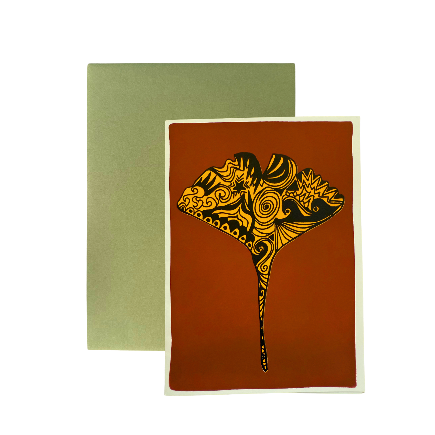 Brown Ginkgo Leave (Single)