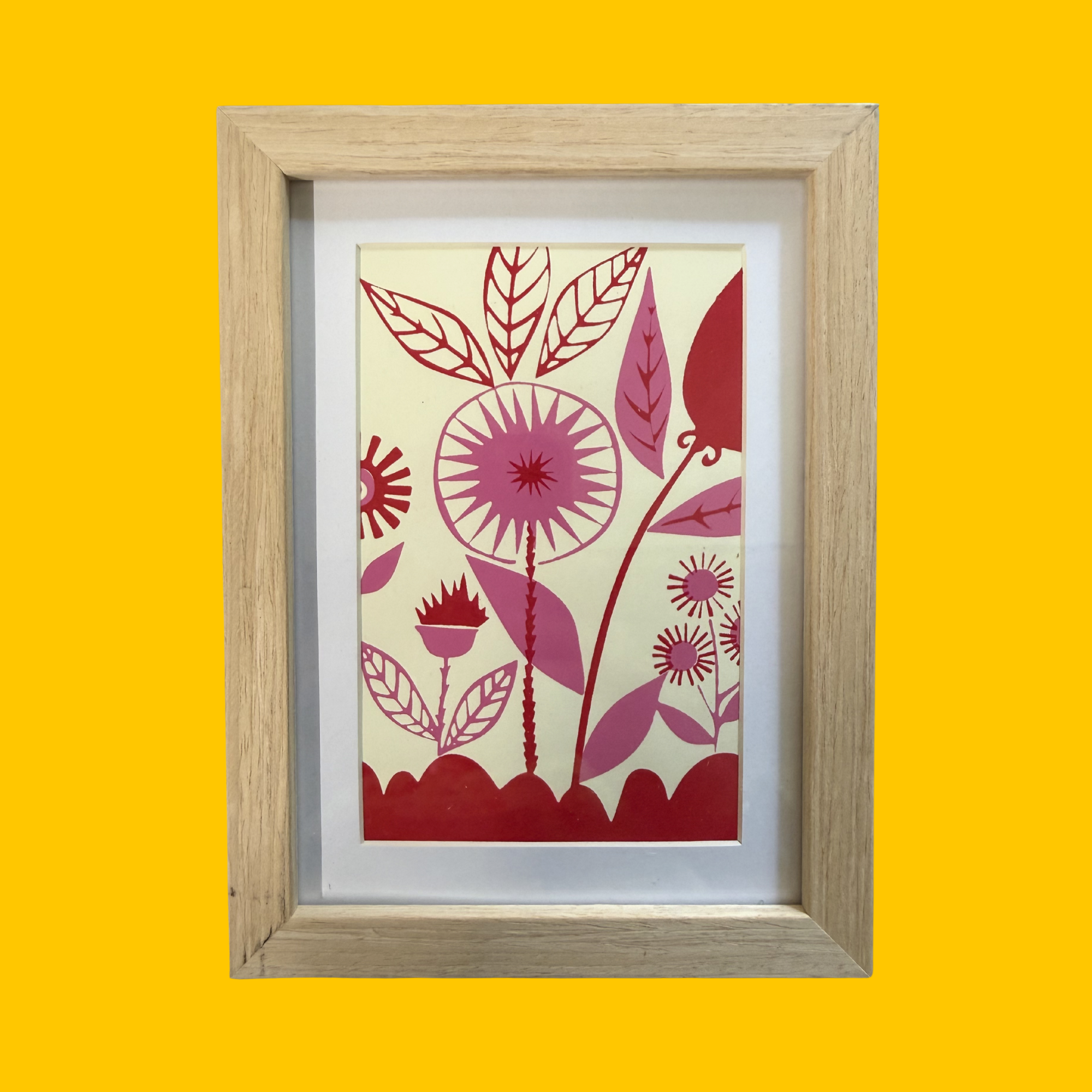 Framed Flowers -