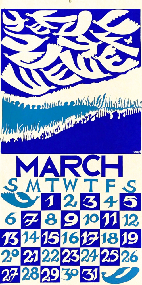 1983 Dolphin Studio Calendar Archive Prints