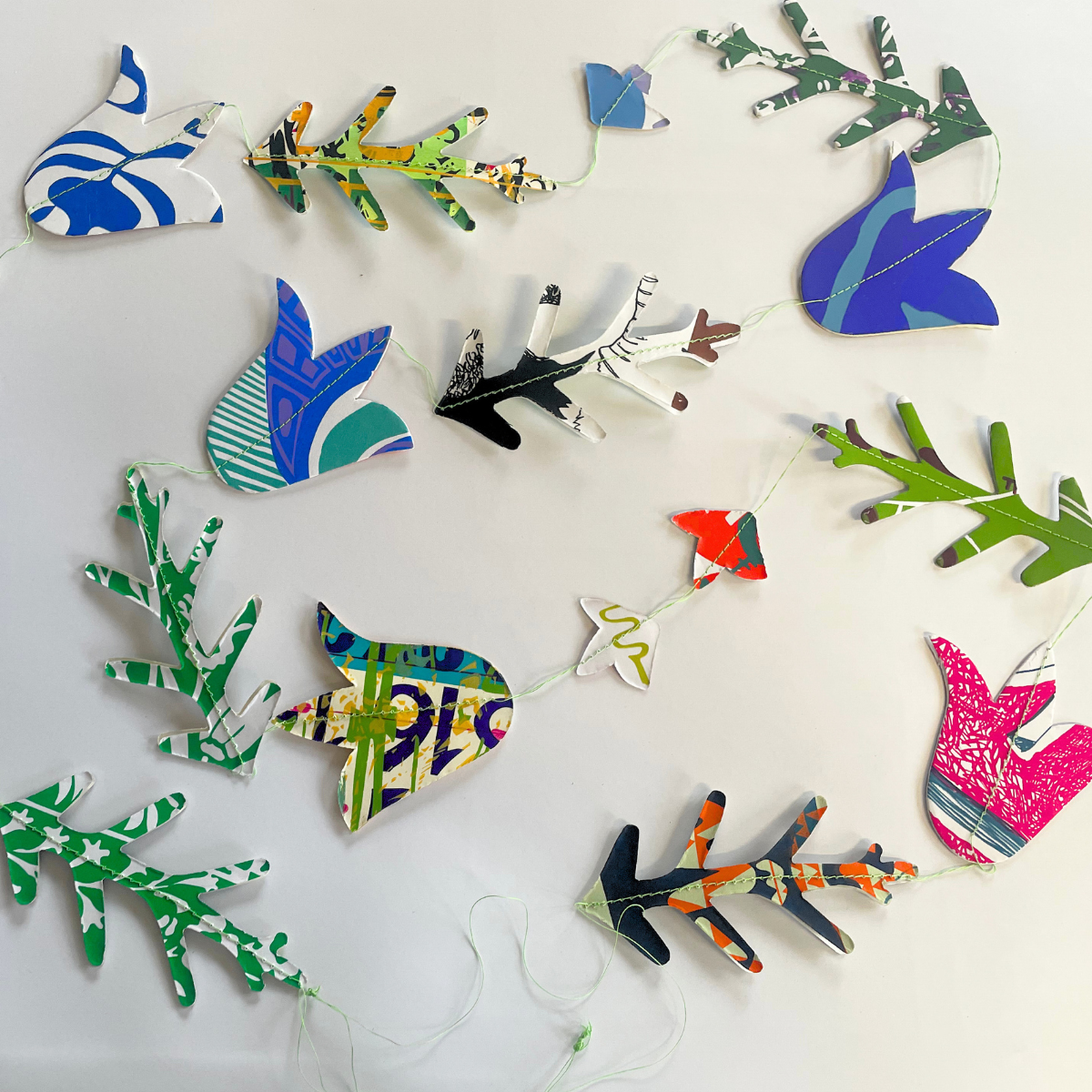 Paper Flower Garland