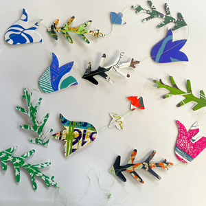 Paper Flower Garland