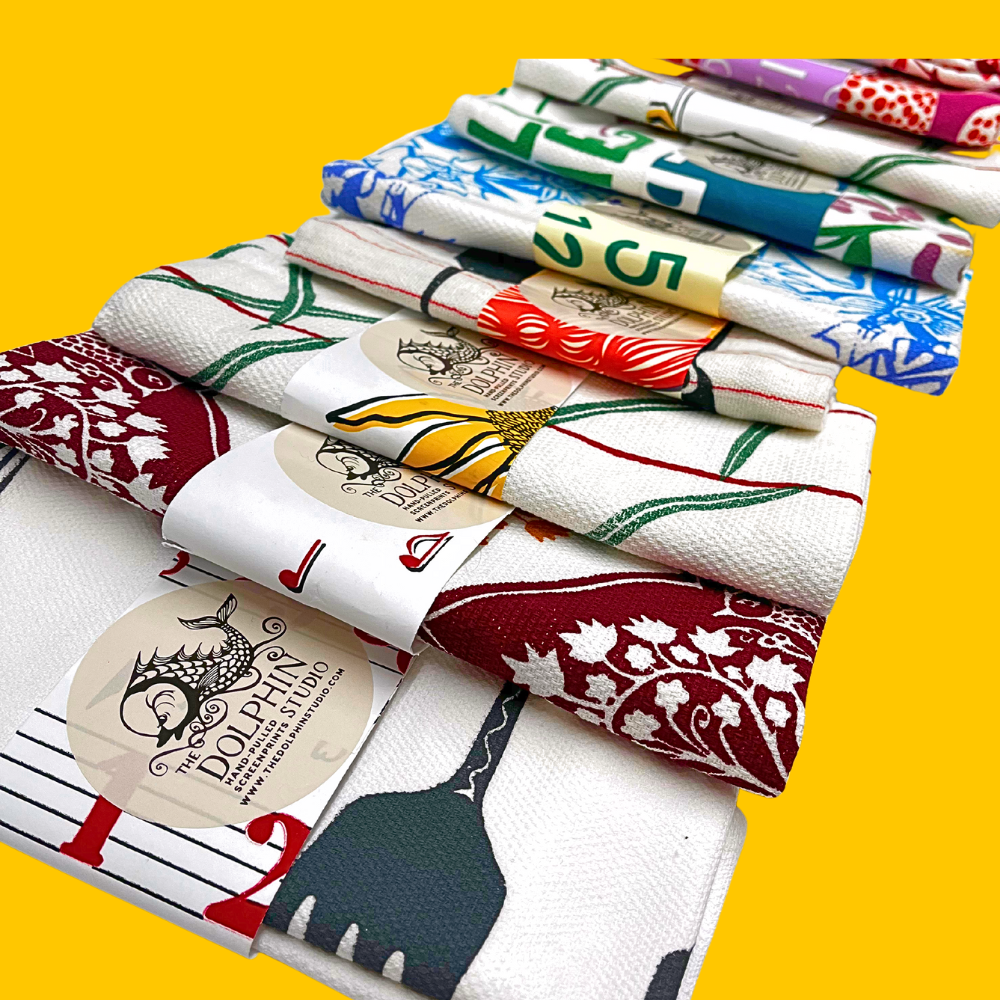SALE - Huck Kitchen Towels (Pair)
