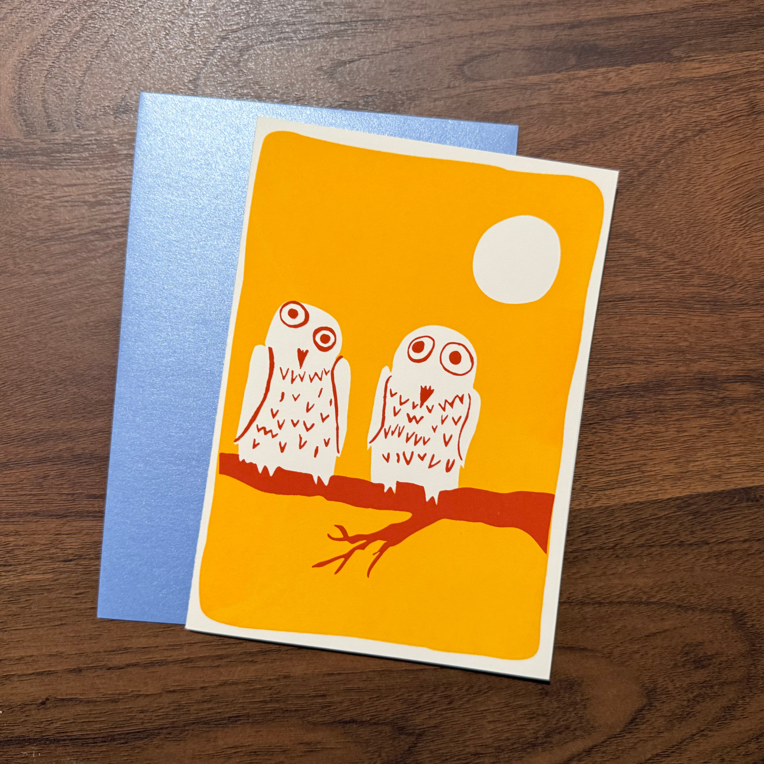 Yellow Owl Card (Single)
